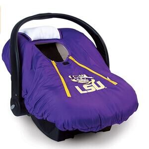 🐯NCAA LSU TIGERS COZY COVER INFANT CARRIER COVER